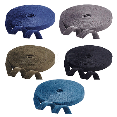 5 Bags 5 Colors Velvet Ribbon OCOR-AR0001-54C-1