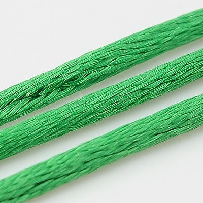 Nylon Satin Rattail Cords NWIR-A003-09-1