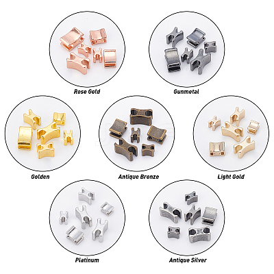7 Colors 3 Size Clothing Accessories PALLOY-BC0001-06-1