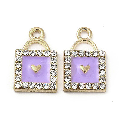 Alloy Enamel Pendants ENAM-B050-05G-1