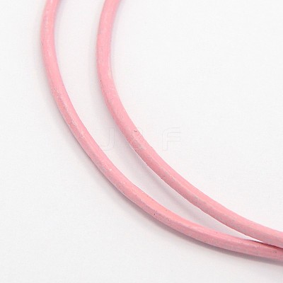 Leather Cord Necklace Making MAK-F002-M-1