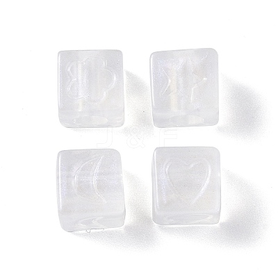 Transparent Acrylic Beads OACR-P007-49-1