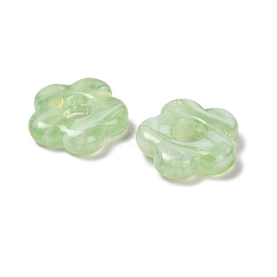 Handmade Lampwork European Beads LAMP-F039-01H-1