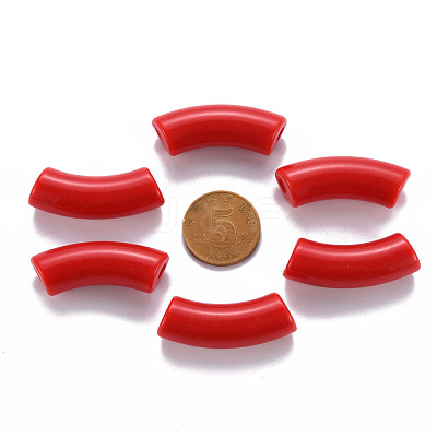 Opaque Acrylic Beads MACR-S372-001B-S010-1