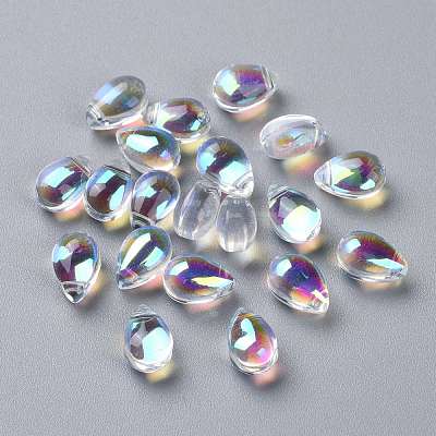 Transparent Glass Beads X-GGLA-M004-05A-01-1