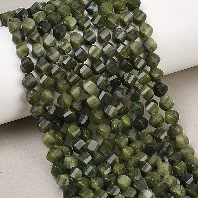 Natural Chinese Jade Beads Strands G-P611-C25-01-1