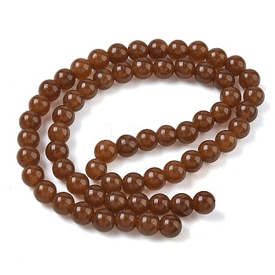 Dyed Natural White Jade Beads Strands GG-CBA9281-B02-6mm-1