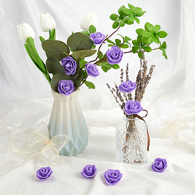 100Pcs Artificial Foam Flower KY-GF0001-21B-1