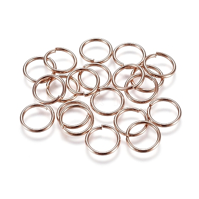 304 Stainless Steel Open Jump Rings STAS-E484-72A-RG-1