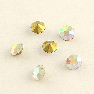 Glass Pointed Back Rhinestone RGLA-PP8-26B-1