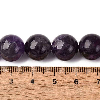 Natural Amethyst Beads Strands G-E481-03-12mm-1