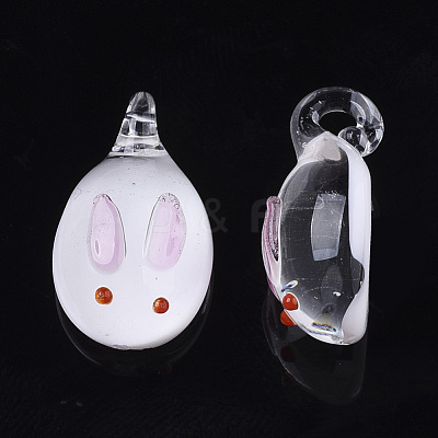 Handmade Lampwork Pendants X-LAMP-N021-002F-1