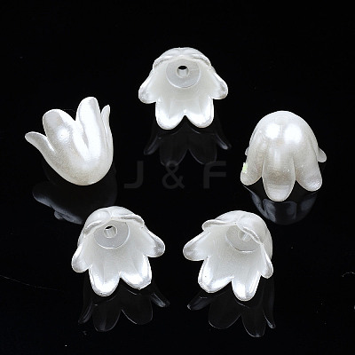 Spray Paint ABS Plastic Imitation Pearl Beads X1-MACR-N013-001F-1