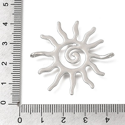 Hammered Alloy Pendants PALLOY-B016-03A-P-1