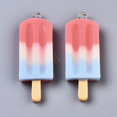 Rainbow Resin Pendants LS-X-CRES-S359-30C-1