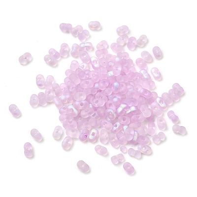 Glass Frosted Seed Beads SEED-NH0002-01A-1