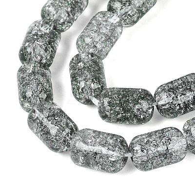 Transparent Crackle Glass Beads Strands GLAA-NH0001-04-A11-1