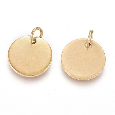Ion Plating(IP) 304 Stainless Steel Charms EJEW-L238-03D-G-1