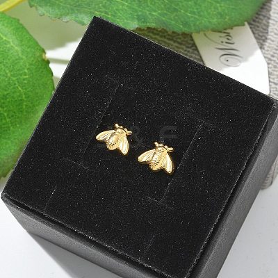 304 Stainless Steel Stud Earrings for Women LS-STAS-Z117-15G-02-1