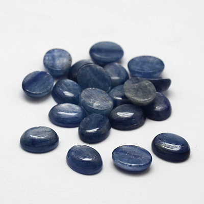Oval Natural Kyanite/Cyanite/Disthene Cabochons X-G-O147-01C-1