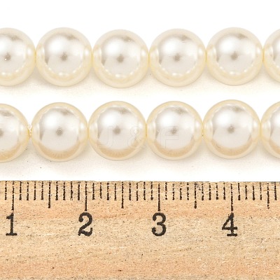 Glass Pearl Beads Strands X-HY-G002-01D-02-1