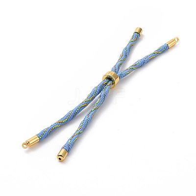 Nylon Cord Silder Bracelets MAK-C003-03G-19-1