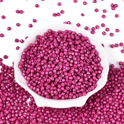 Baking Paint Pearlized Glass Seed Beads SEED-T007-21A-07-1