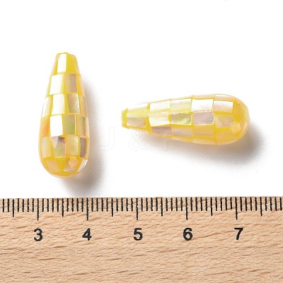 Natural Yellow Shell Beads SSHEL-B002-10B-03-1