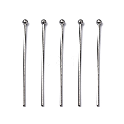 Tarnish Resistant 304 Stainless Steel Ball Head pins STAS-R051-30mm-1