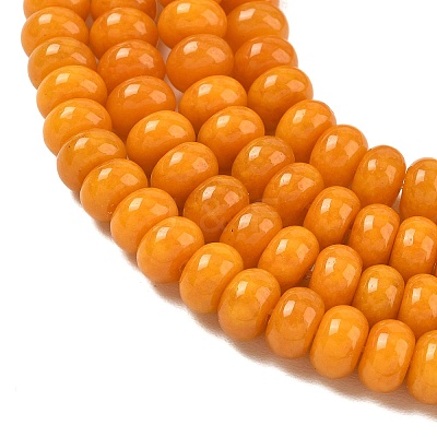 Dyed Natural White Jade Beads Strands GG-CBA9281-A11-5x8mm-1