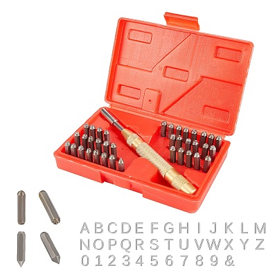 Alloy Steel Stamps AJEW-WH0152-15-1