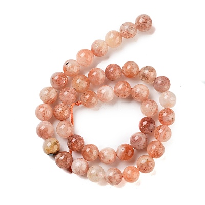 Natural Sunstone Beads Strands G-P488-04A-01-1
