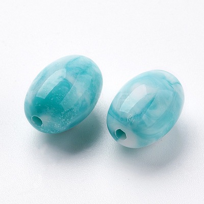 Acrylic Beads MACR-E025-32-12x17mm-1