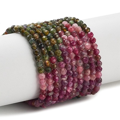 Natural Tourmaline Beads Strands G-P514-A07-01-1