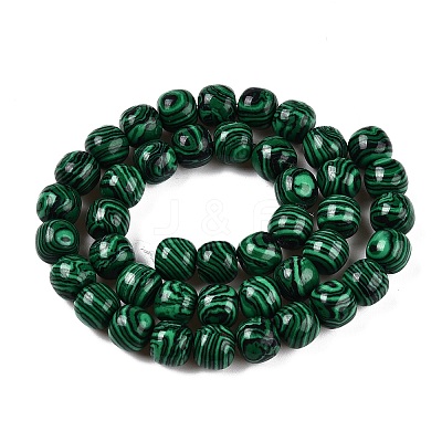 Synthetic Malachite Beads Strands G-T138-141-1