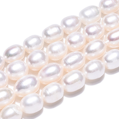 Natural Cultured Freshwater Pearl Beads Strands PEAR-N012-06V-1