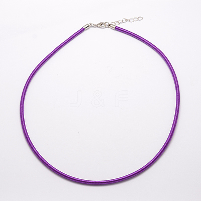 Silk Cord Necklaces Making NFS005-09-1