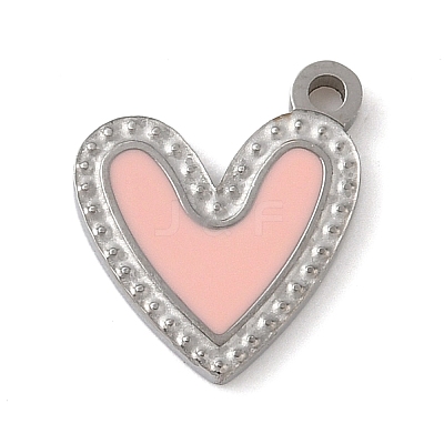304 Stainless Steel Enamel Charms STAS-K312-05B-P-1