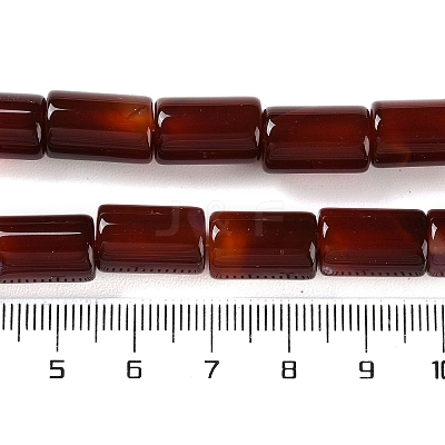 Natural Red Agate Beads Strands G-NH0019-A03-01-1