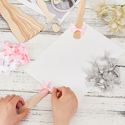 DIY Hand Held Parlor Fans Making Kit DIY-OC0010-80-1