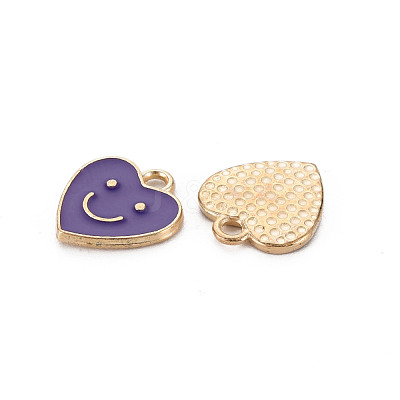 Alloy Enamel Charms ENAM-T016-12H-RS-1