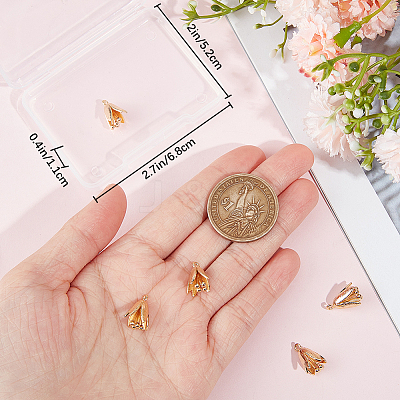 8Pcs Brass Charms KK-BBC0012-11-1