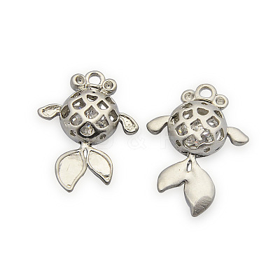Brass Goldfish Pendants KK-J186-07MP-1