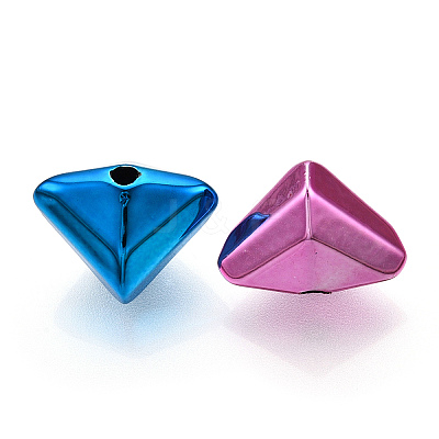 UV Plating Opaque Acrylic Beads X-PACR-T017-05-1