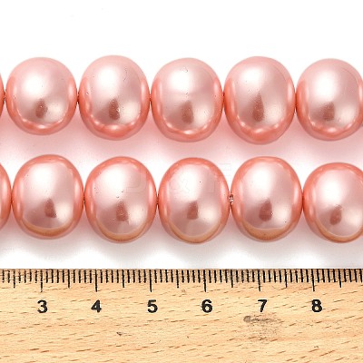 Shell Pearl Beads Strands BSHE-F013-01B-1