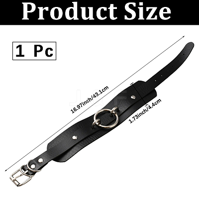 PU Leather Choker Necklaces for Women NJEW-CL0001-22A-1
