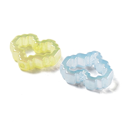 UV Plating Acrylic Beads X-MACR-K357-03-1