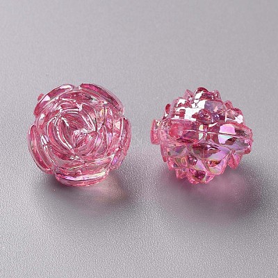 Transparent Acrylic Beads TACR-S154-31C-705-1