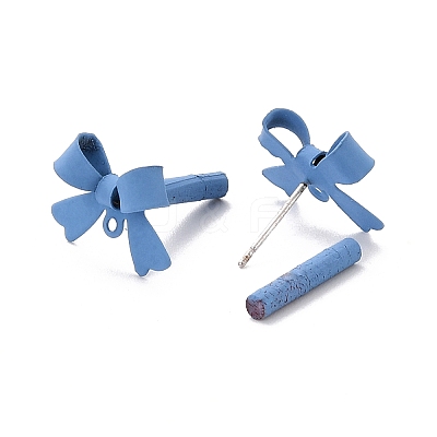 Alloy Stud Earring Findings LS-EJEW-J102-08H-1