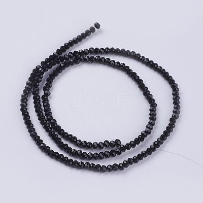 Opaque Solid Color Glass Bead Strands GLAA-F076-A14-1